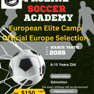 Proline European Elite Camp: Official Europe Selection (March 7,8th 2026)